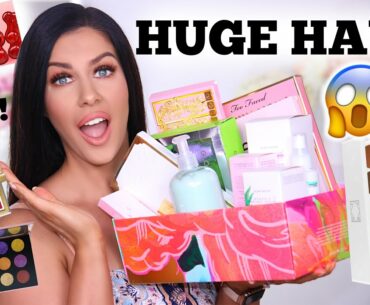 HUGE BEAUTY HAUL!!! MAKEUP, SKINCARE, HAIRCARE & MORE!!!