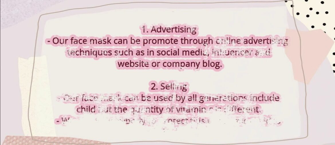 VITAMIN C FACE MASK - INNOVATION PRODUCT