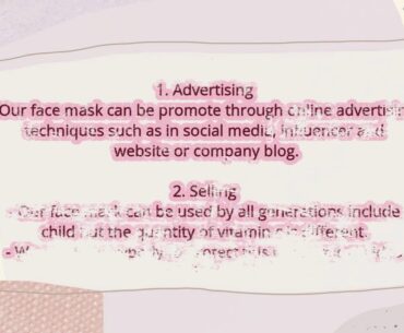 VITAMIN C FACE MASK - INNOVATION PRODUCT