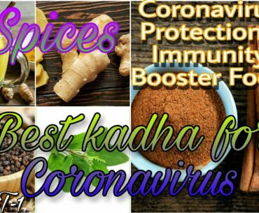 Coronavirus Protection + Immunity Booster Food|5 spices and herbs to boost your immunity