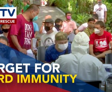 60-M Pinoys, target ng gobyernong mabigyan ng bakuna para sa herd immunity