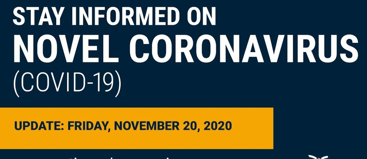 Update COVID-19 for Nova Scotians: Friday November 20