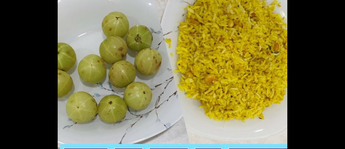 Immunity boosting, Vitamin 'C' rich Usirikaya/Amla/Gooseberry rice