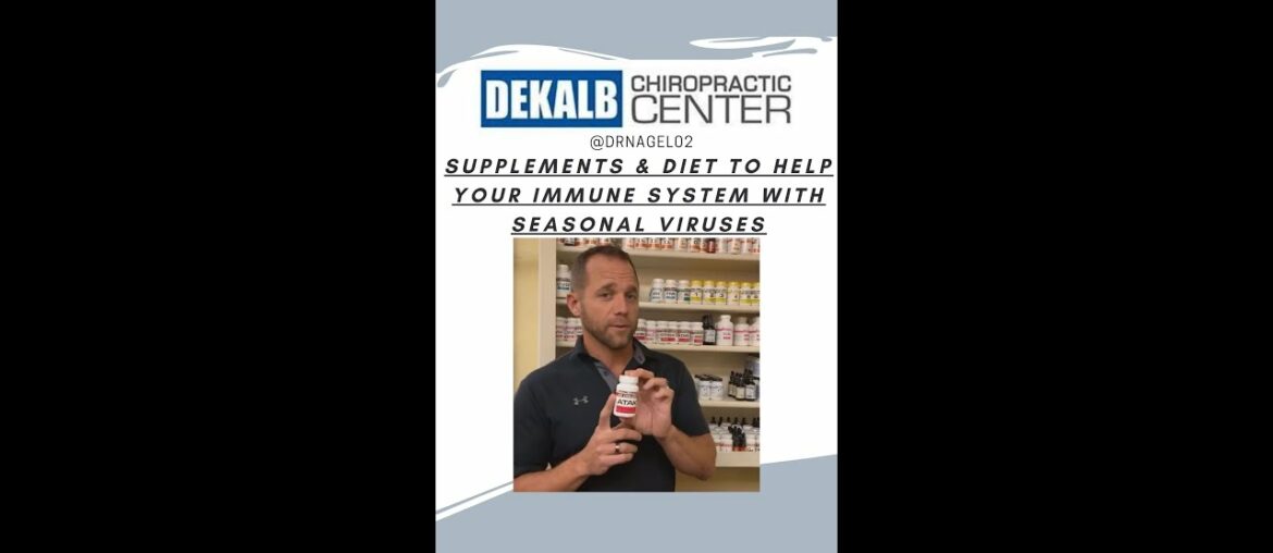 Supplements and diet to help your immune system with seasonal viruses.