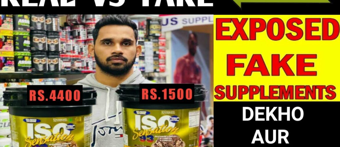 Fake vs original iso sensatition | iso sensatition review | fake supplements | us supplement
