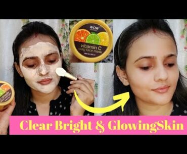 Wow Skin Science Vitamin C Clay Face Mask l Best Product For Clear Brighter Skin l Detailed Review