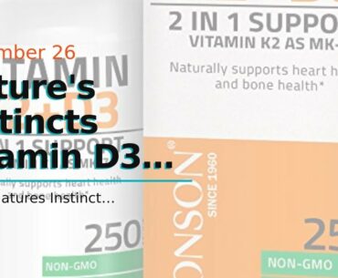Nature's Instincts Vitamin D3 125 MCG (5000 IU) Softgels  Bioav...