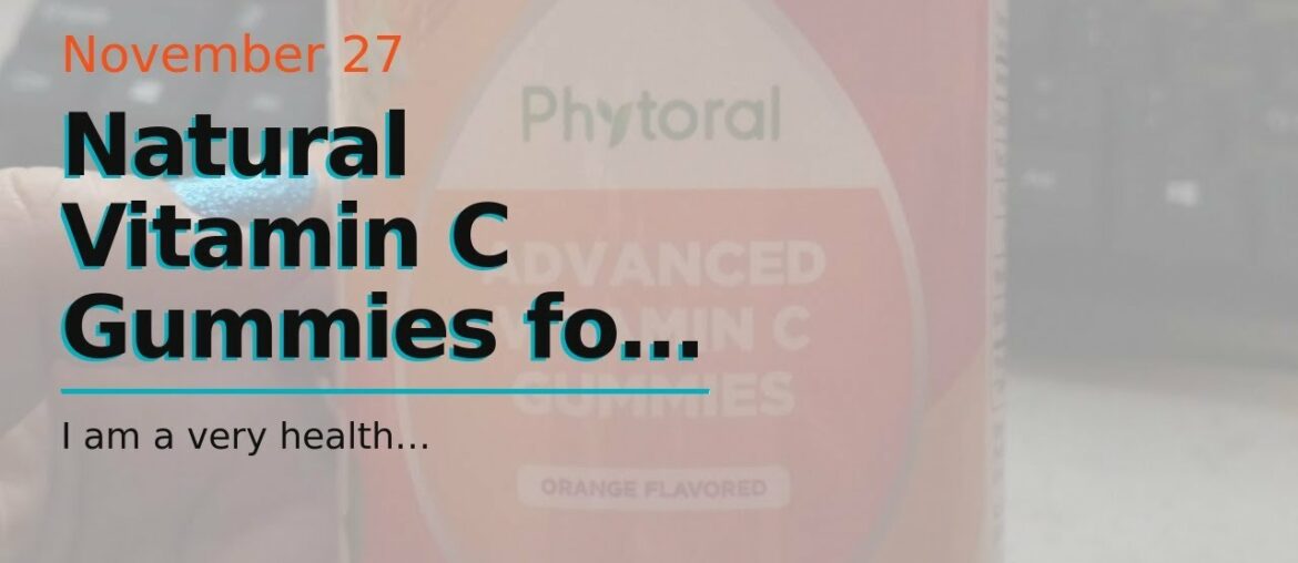 Natural Vitamin C Gummies for Adults - High Potency Vitamin C Immune Support Gummies - Ascorbic...