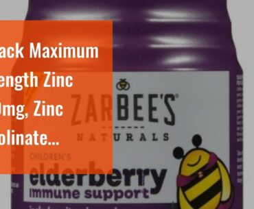 2 Pack Maximum Strength Zinc 100mg, Zinc Picolinate Supplement, 120 Capsules, Zinc Vitamin and...