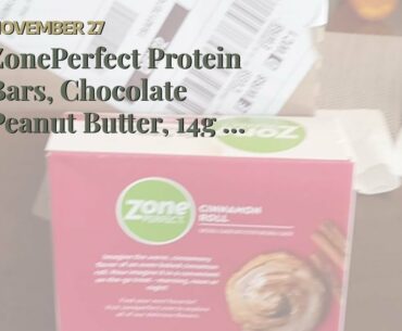 ZonePerfect Protein Bars, Chocolate Peanut Butter, 14g of Protein, Nutrition Bars With Vitamins...