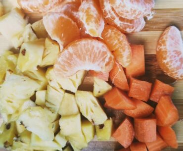 DETOX DRINK|CARROT ORANGE PINEAPPLE JUICE|DETAOX DRINK FOR CLEANSING RECIPE,WEIGHT LOSS| FOR GLOWING