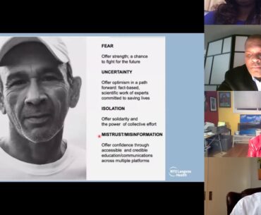 Virtual Town Hall: Participant Experience & Clinical Trial Process During COVID-19 Vaccine Research