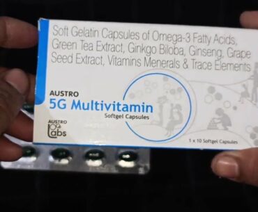 5G MULTIVITAMIN SOFTGEL CAPSULE || BODY BOST SUPPLEMENTS WEAKNESS IN BODY ALL IN ONE CAPSULE