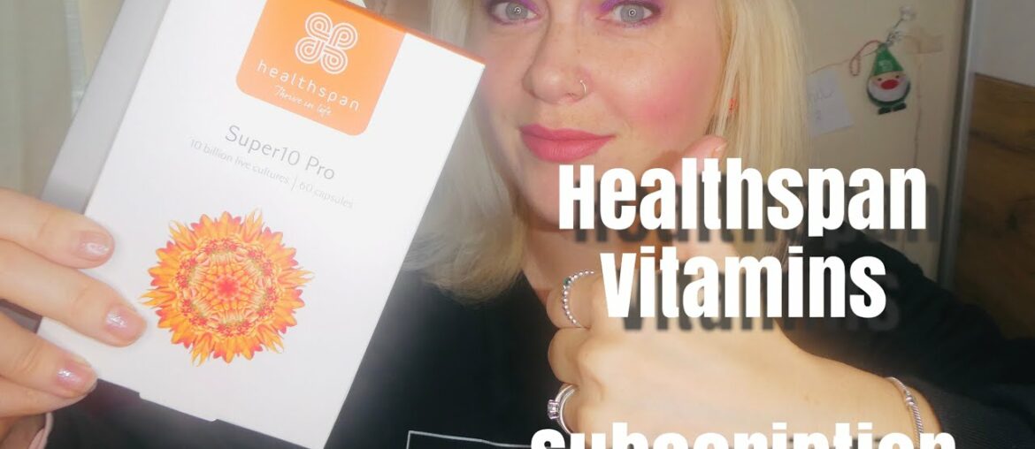 Healthspan subscription! Vitamins and supplements!