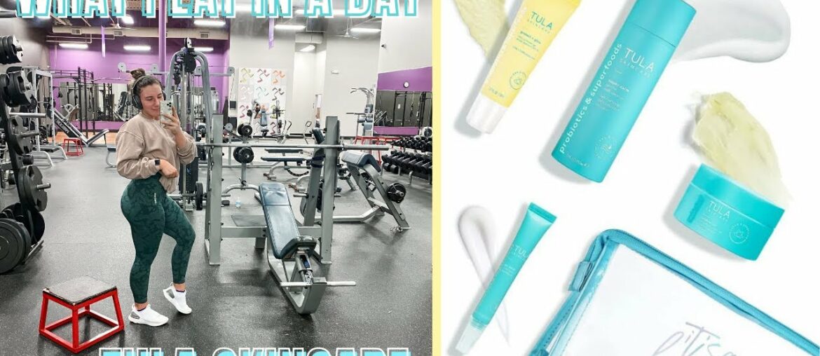 WHAT I EAT IN A DAY | tula products, daily vitamins, orange theory interview & walmart finds