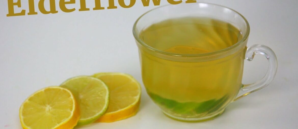 HOW TO MAKE ELDERFLOWER TEA | DRIED ELDERFLOWERS