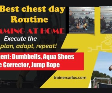 Chest day - Upper Body Workout with Dumbbells - Ep. 36