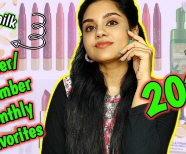October-November Monthly Favourites 2020 / Skin Care/ Hair Care/ Makeup/ #monthlyfavouriteswithpkm