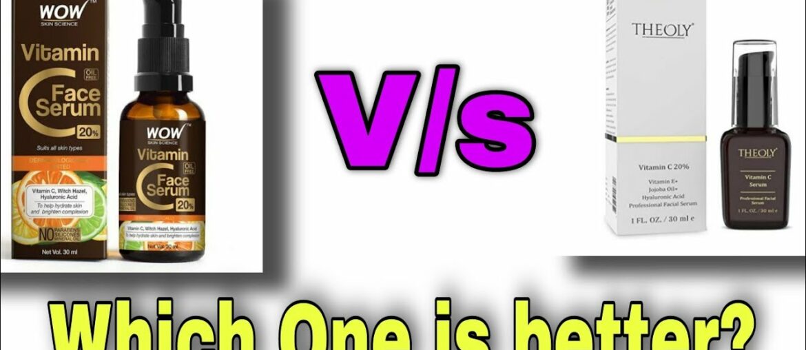 WOW 20% Vitamin C  Face Serum V/S Theoly 20% Vitamin C  | Rs599 V/S Rs 2999 Face Serum #winter serum