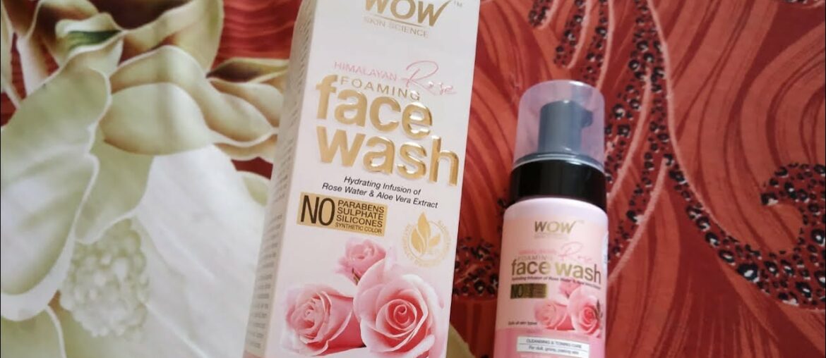 Does it really works ? ? Wow Skin Science Himalayan Rose Foaming Face wash Honest Review ||