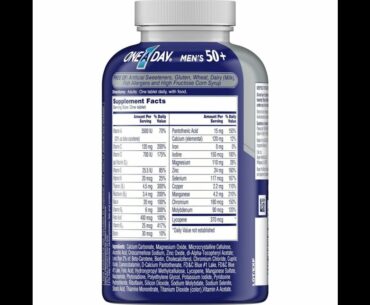 One A Day Expect More Men's 50+ Multivitamin, 300 Tablets