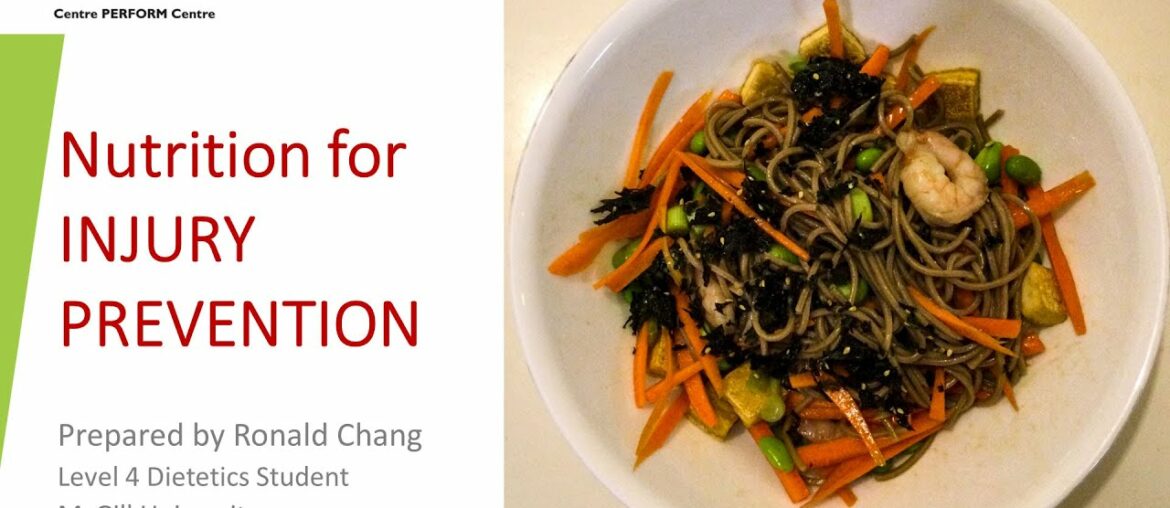 Nutrition for Injury Prevention | Webinar Oct 22, 2020