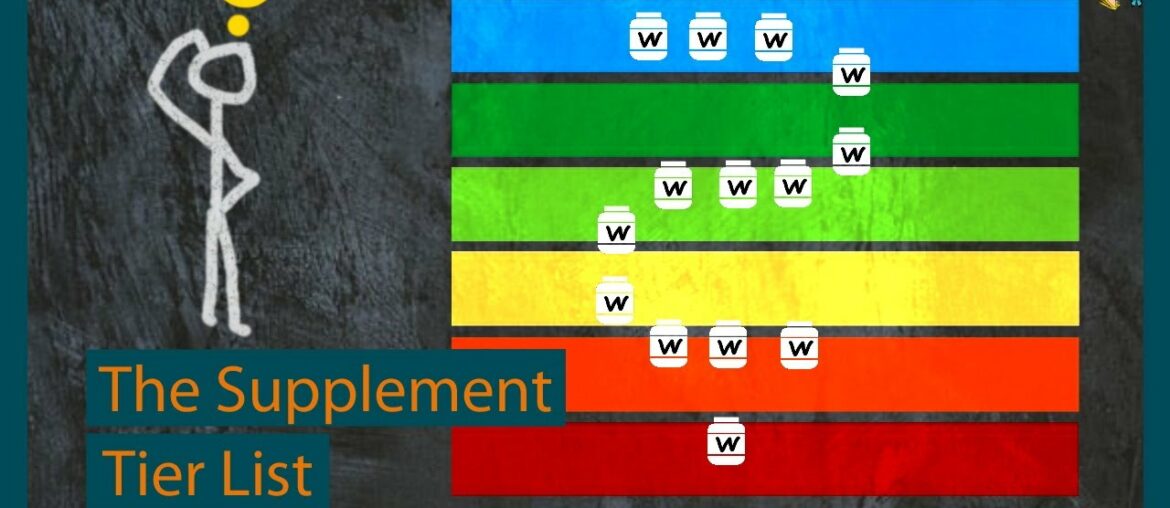 The Supplement Tier-List - Are Supplements as Important as People Say?