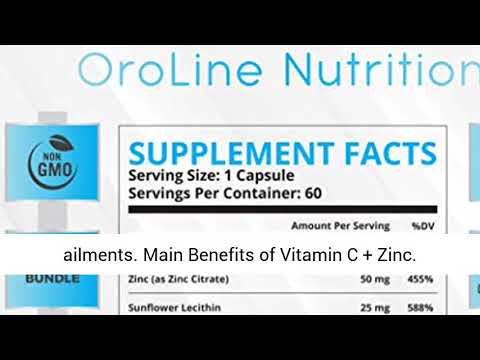 Oroline Nutrition Zinc REVIEW 50mg Zinc Supplements for Immune Support