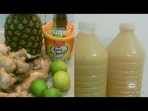 How to make immune boosting ginger juice (natural powerful ginger juice)
