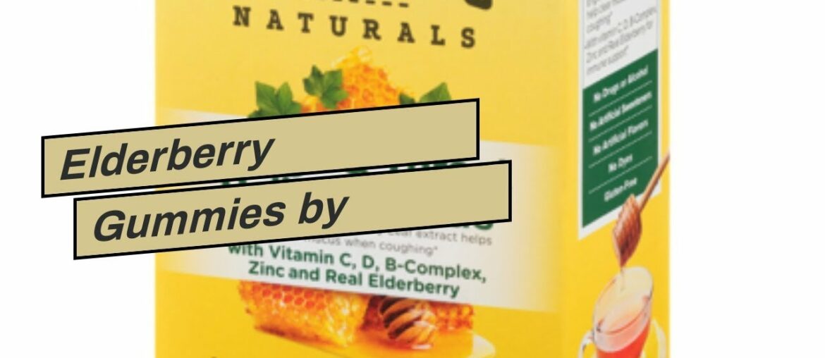 Elderberry Gummies by Nature's Bounty, Dietary Supplement, Supports Immune Health, Contains Vit...