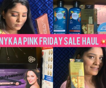 BUDGET | NYKAAA PINK FRIDAY SALE HAUL| HUDA BEAUTY LOREAL PARIS PAC NOVA HERBAL ESSENCES | HAUL 2020