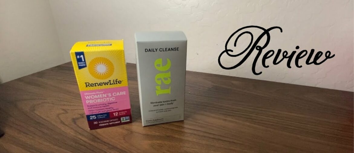 Women’s care Probiotic and Rae Wellness Supplements