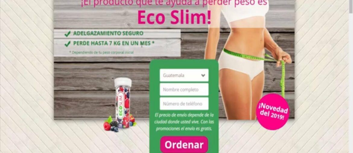 Ecoslim - GT/Guatemala - Weight loss food supplement