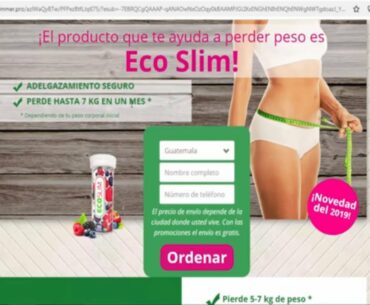 Ecoslim - GT/Guatemala - Weight loss food supplement