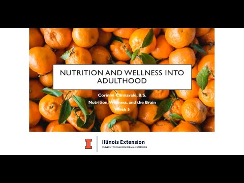 Nutrition & Wellness into Adulthood