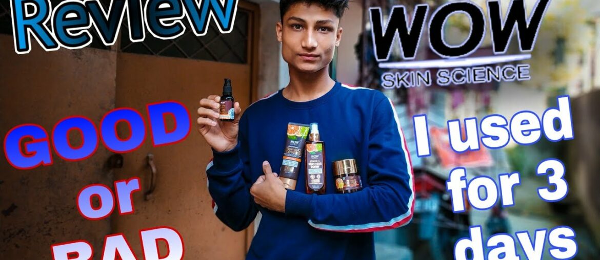 WOW Vitamin C+FACE WASH+ CREAM, SERUM, SKIN MIST & TONER.