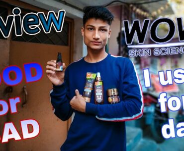 WOW Vitamin C+FACE WASH+ CREAM, SERUM, SKIN MIST & TONER.