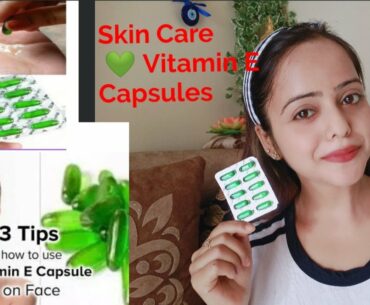 Vitamin E Oil Skin Treatment || Get Spotless , Beautiful & Glowing Skin || Evion 400 Vitamin E