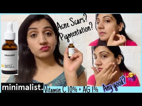 Minimalist Vitamin C 10% + AG 1% *Non-Sponsored* Review|| How well does it work?