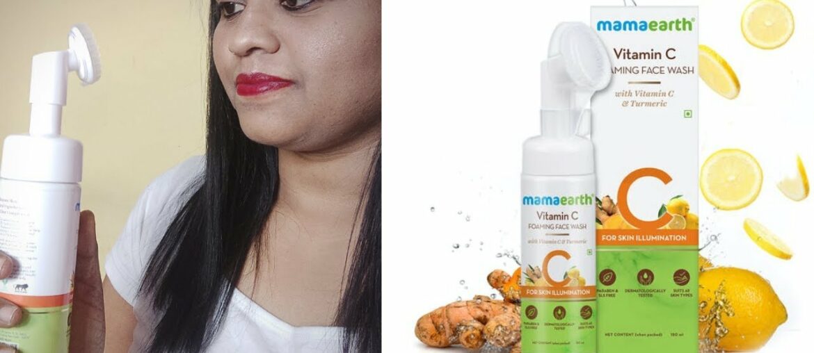 How To Remove Makeup With Mamaearth Vitamin C Foaming Face Wash