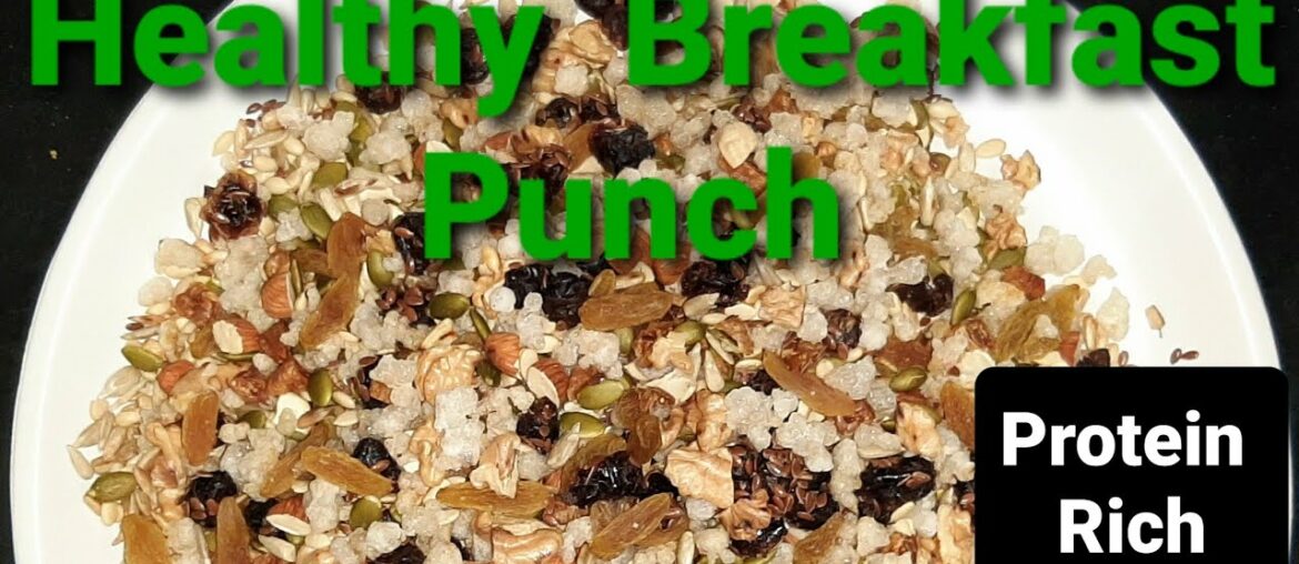 Healthy Breakfast Punch/Protein Rich/full off Antioxidants/vitamins fibers iron all in one try it