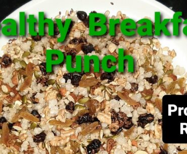 Healthy Breakfast Punch/Protein Rich/full off Antioxidants/vitamins fibers iron all in one try it