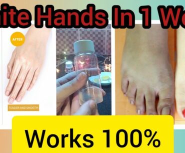Get Fair Skin Overnight| Vitamin C Toner| Glycerin Lemon Rosewater| Hand/Feet whitening|