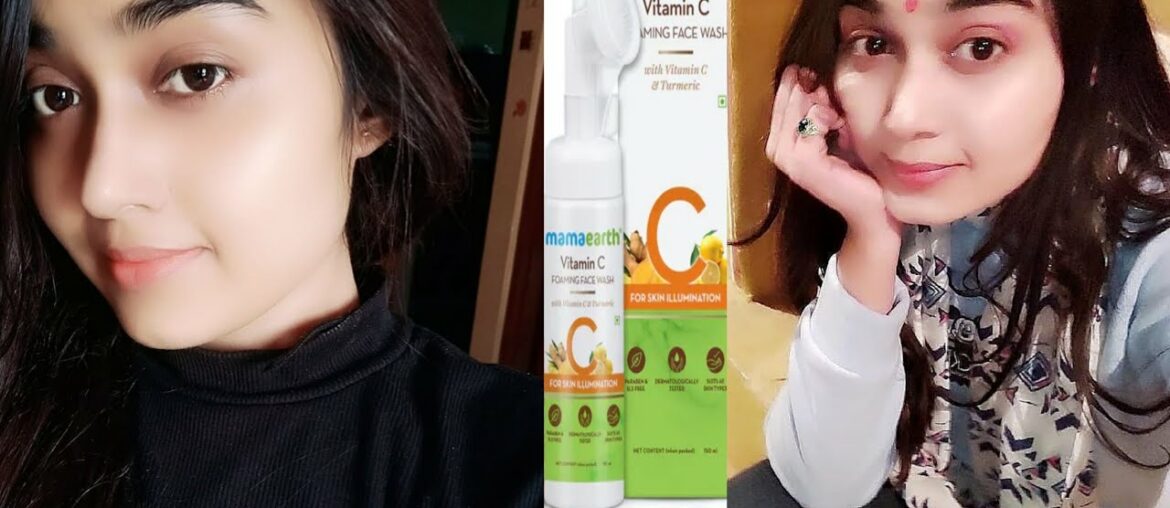 Mamaearth Vitamin C Foaming Face wash honest review//Chanchal kanwar
