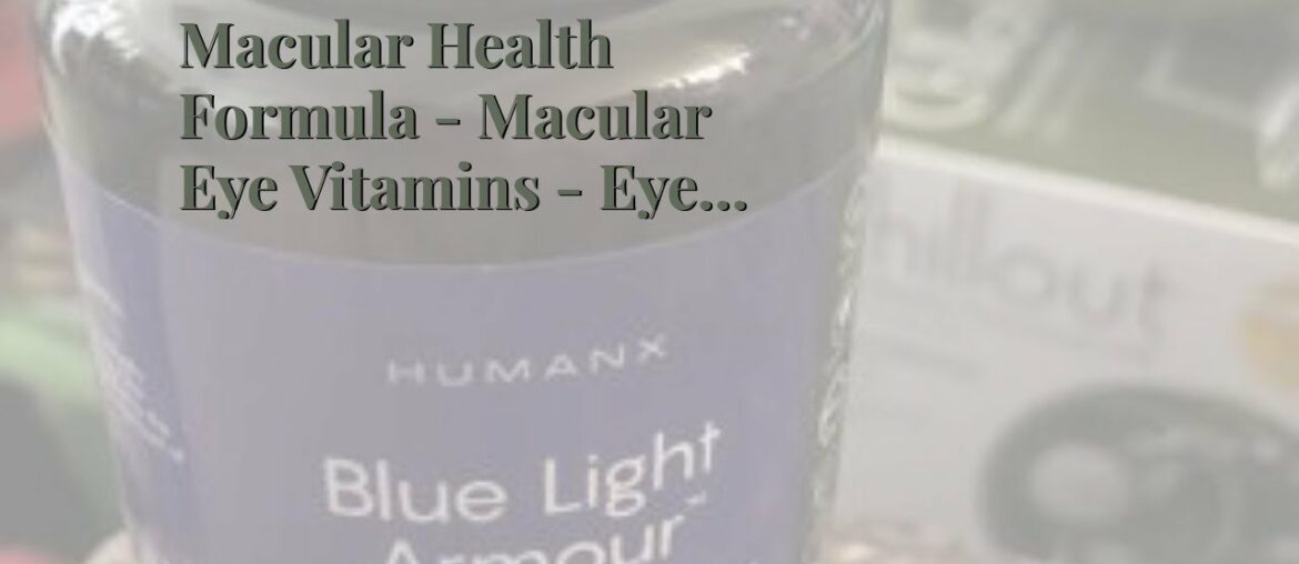 Macular Health Formula - Macular Eye Vitamins - Eye Supplement Macular - Ocular Formula - Eye F...