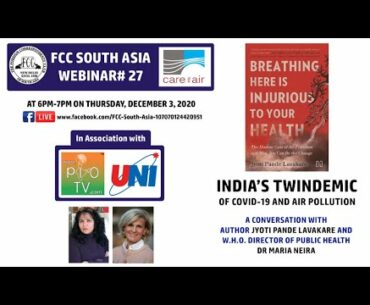 INDIA’S TWINDEMIC OF COVID-19 AND AIR POLLUTION