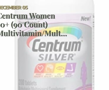 Centrum Women 50+ (90 Count) Multivitamin/Multimineral Supplement Tablet, Vitamin D, Age 50 and...