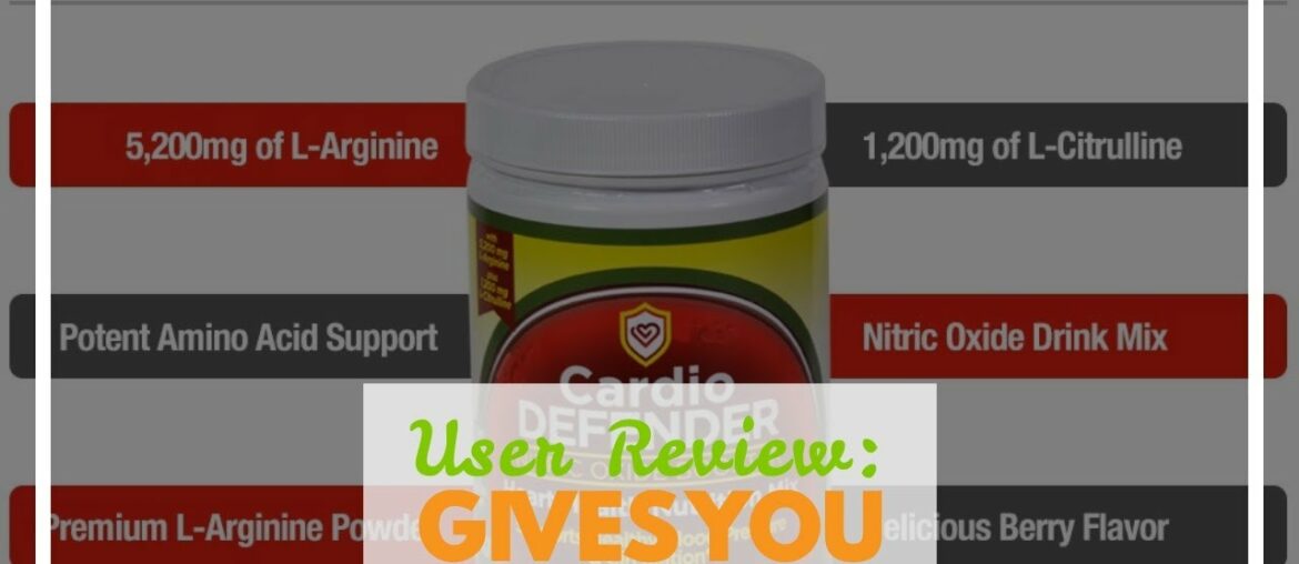 User Review: Cardio 911 L-arginine and L-citrulline, Nitric Oxide Supplement, Mixed Berry Flavo...