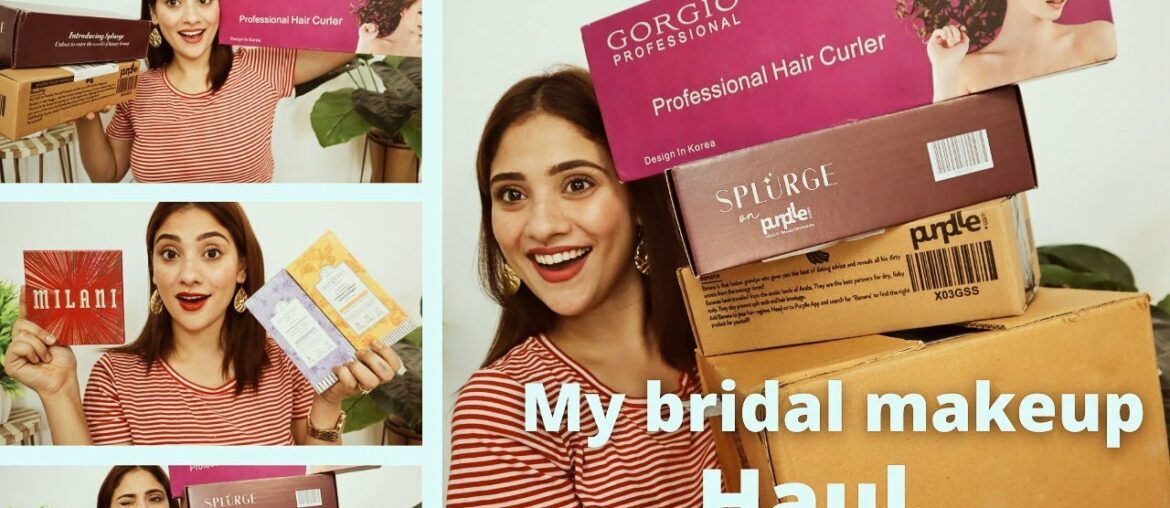 My Huge Wedding Makeup haul