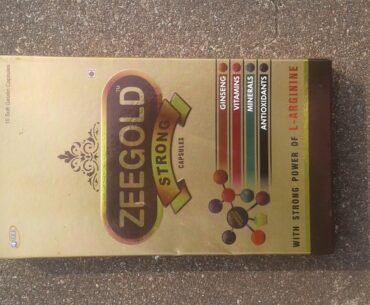 Zee Gold Strong Capsules Ginseng Vitamins Minerals Antioxidant With Strong Power Of L-Arginine